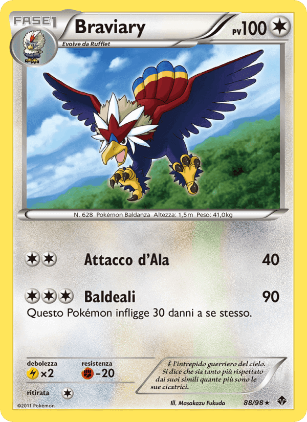 Braviary, card 88 from Nuove Forze