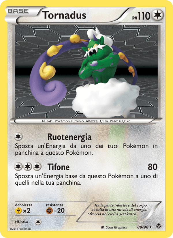 Nuove Forze の 89 番、Tornadus