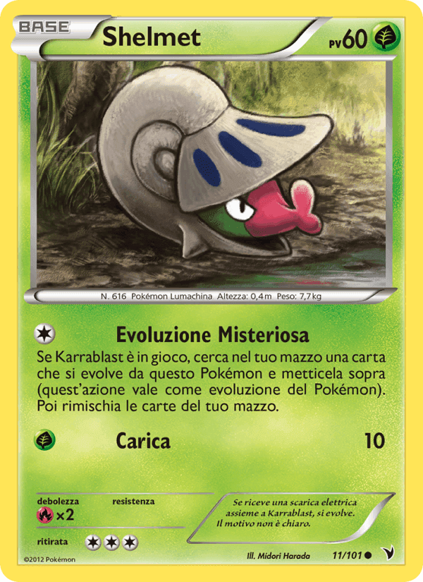 Shelmet, carta 11 di Vittorie Regali