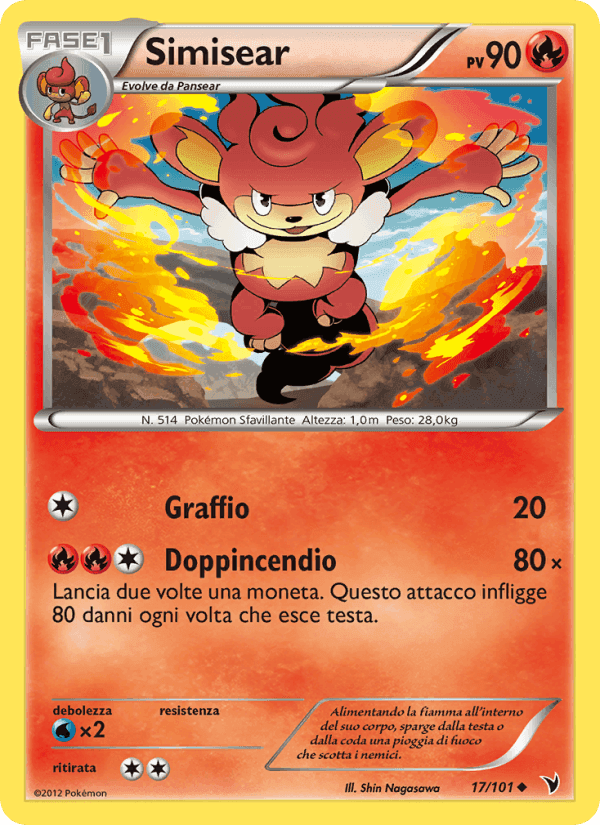 Simisear, carta 17 di Vittorie Regali