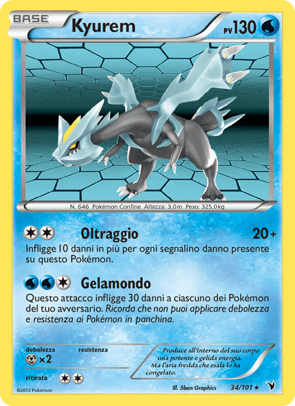 Kyurem, carta 34 di Vittorie Regali