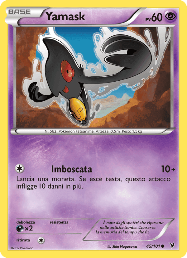Yamask, carta 45 di Vittorie Regali