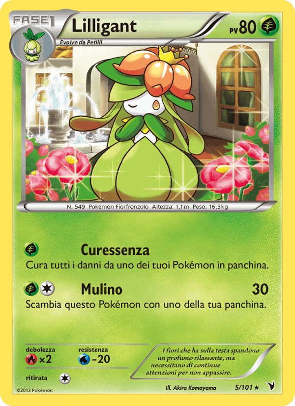Vittorie Regali の 5 番、Lilligant