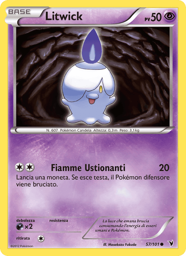 Litwick, carta 57 di Vittorie Regali