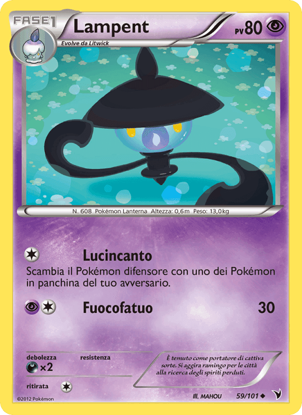Lampent, carta 59 di Vittorie Regali