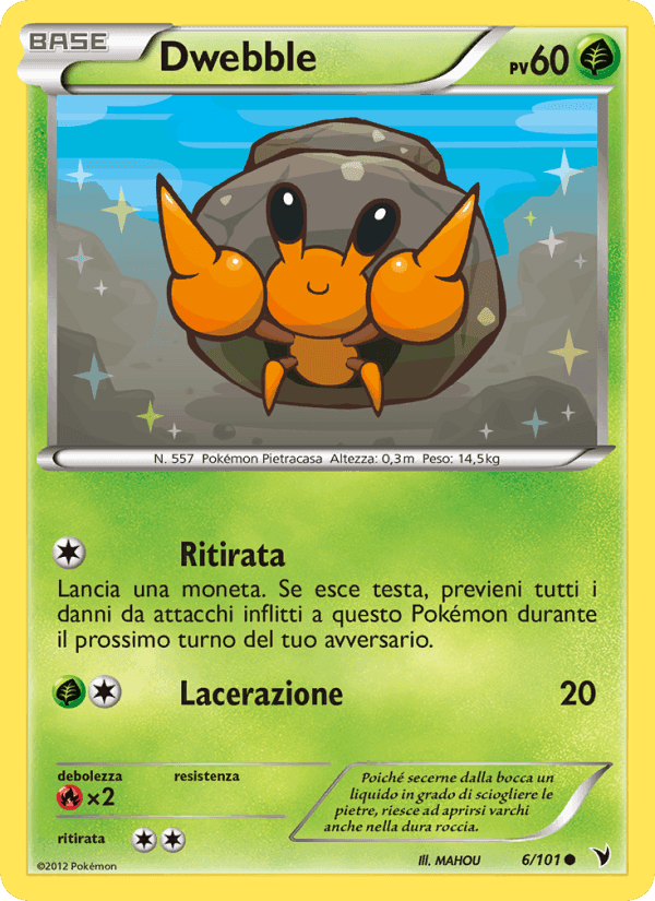 Dwebble, carta 6 di Vittorie Regali