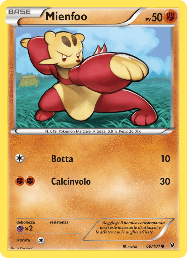 Mienfoo, card 69 from Vittorie Regali