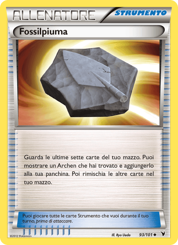 Fossilpiuma, carta 93 di Vittorie Regali
