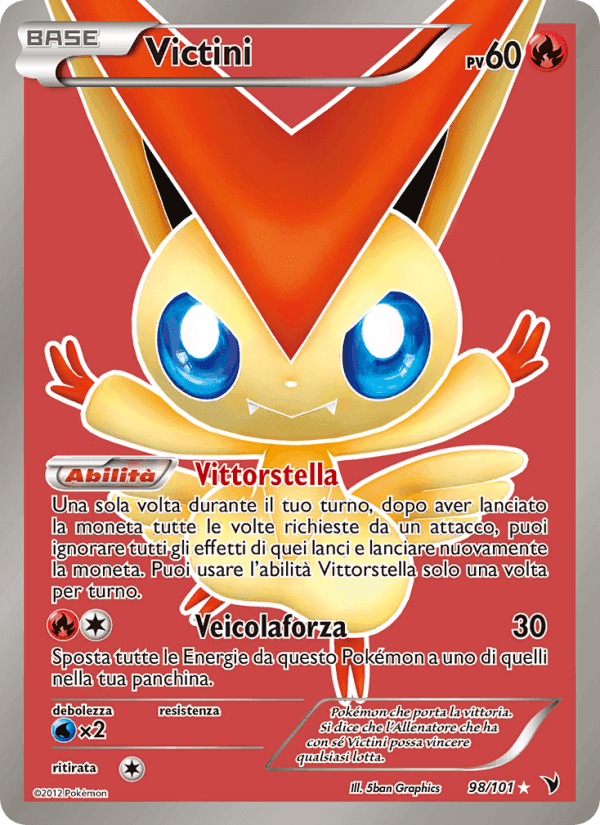 Victini, carta 98 di Vittorie Regali