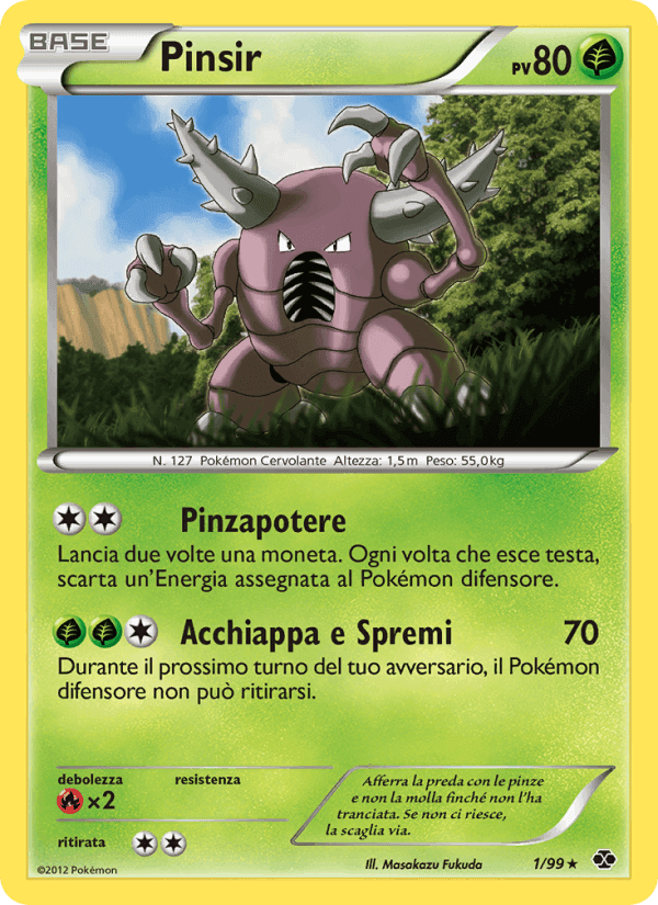 Pinsir, carta 1 di Destini Futuri