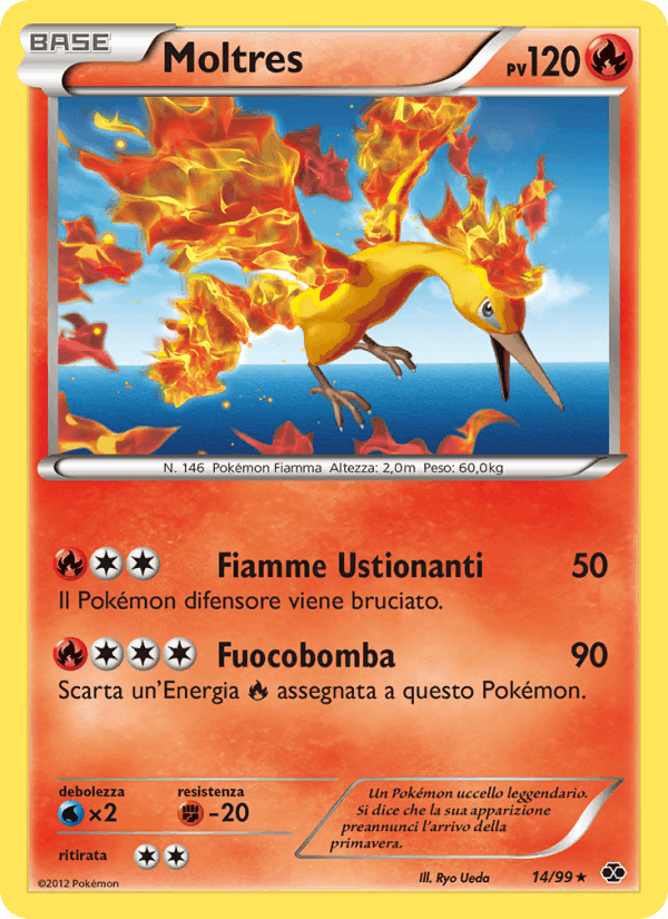 Moltres, carta 14 di Destini Futuri