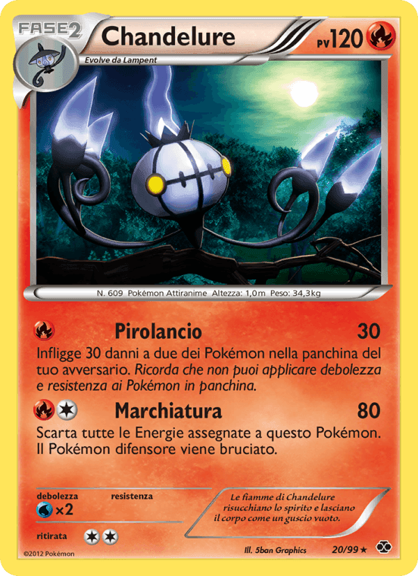 Chandelure, carta 20 di Destini Futuri