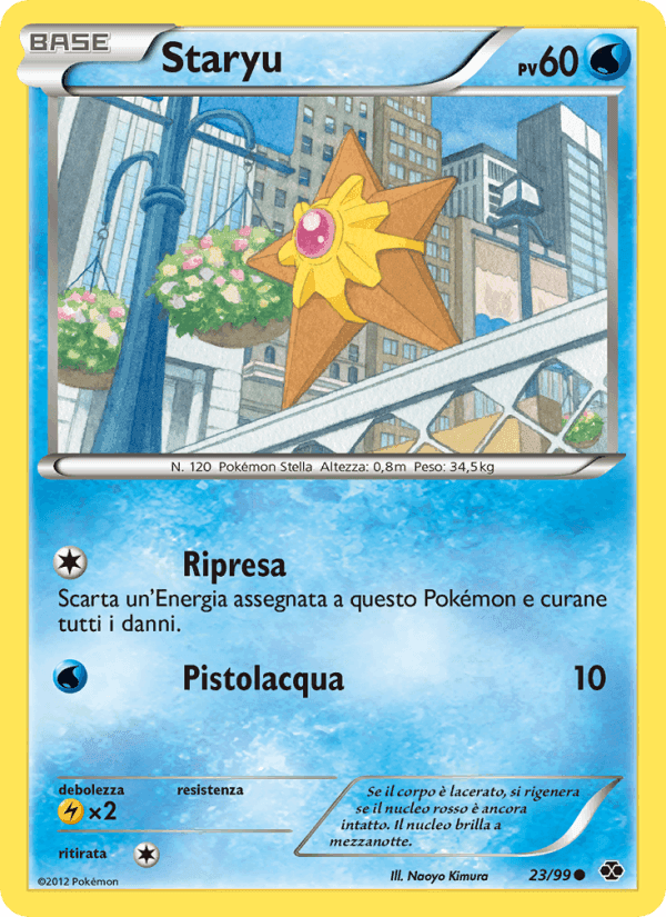 Staryu, carta 23 di Destini Futuri