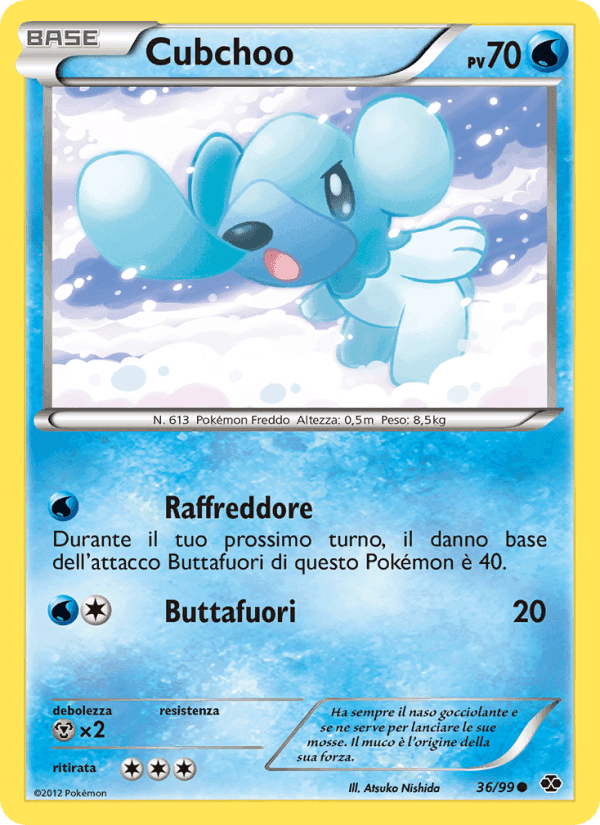 Cubchoo, carta 36 di Destini Futuri