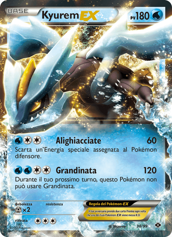 Kyurem-EX, carta 38 di Destini Futuri