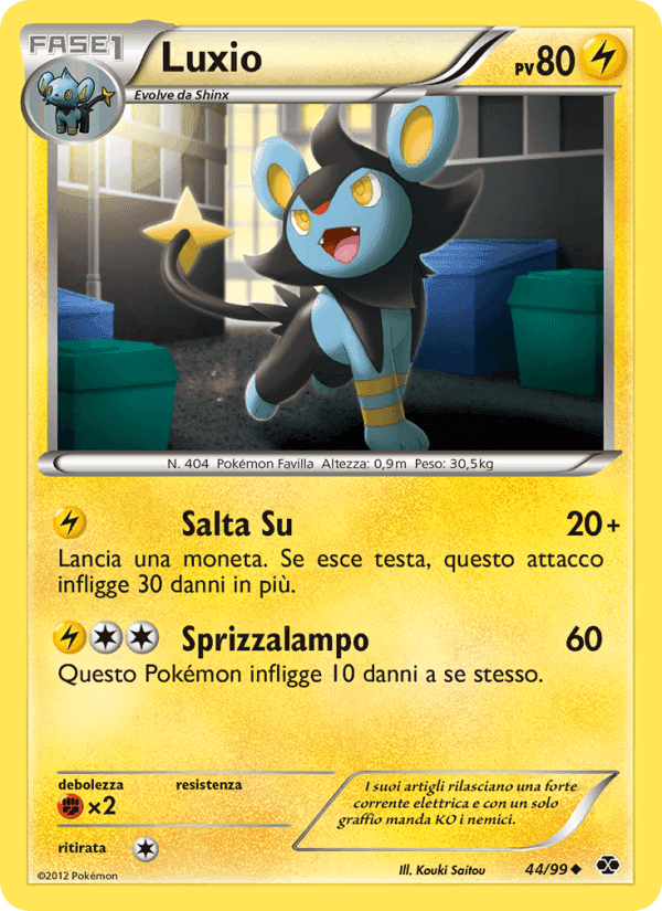 Luxio, carta 44 di Destini Futuri