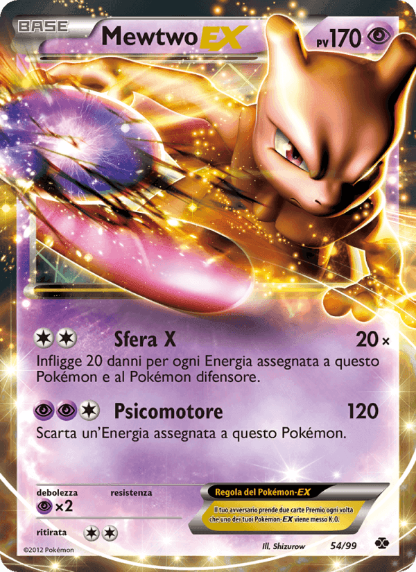 Destini Futuri の 54 番、Mewtwo-EX