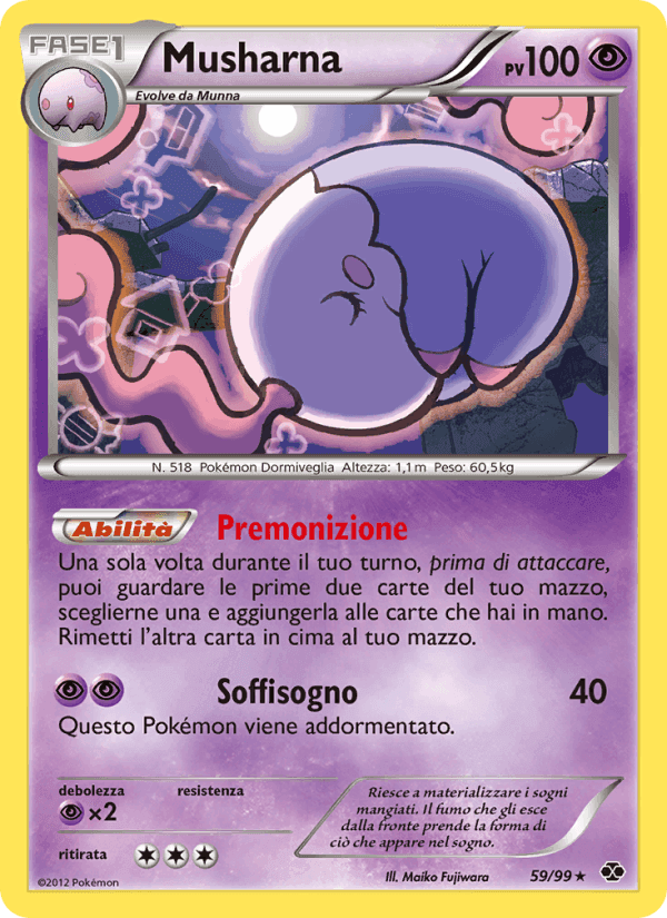 Musharna, carta 59 di Destini Futuri