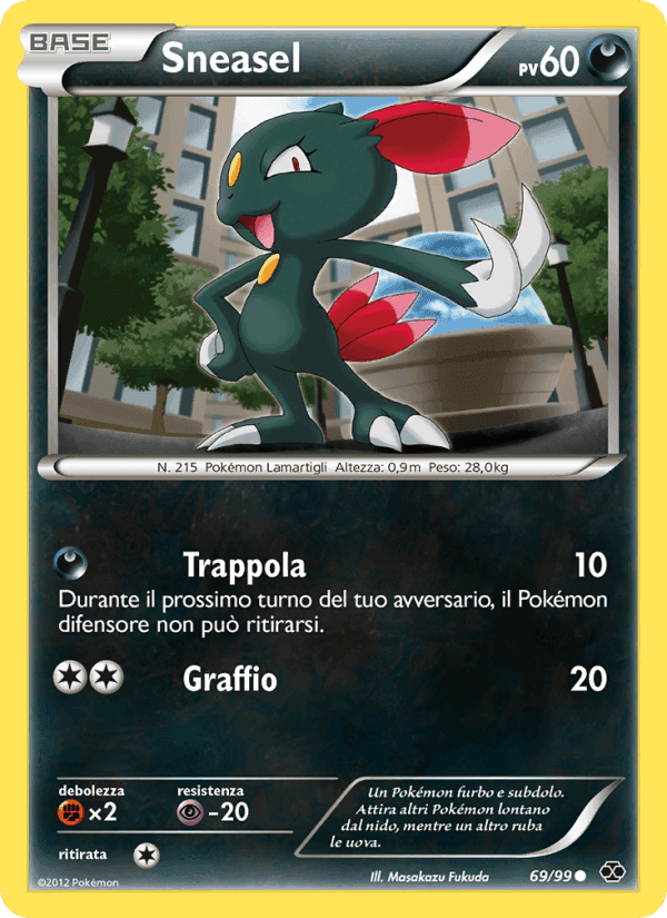 Sneasel, carta 69 de Destini Futuri