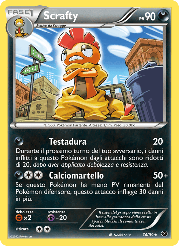 Scrafty, carte 74 de Destini Futuri