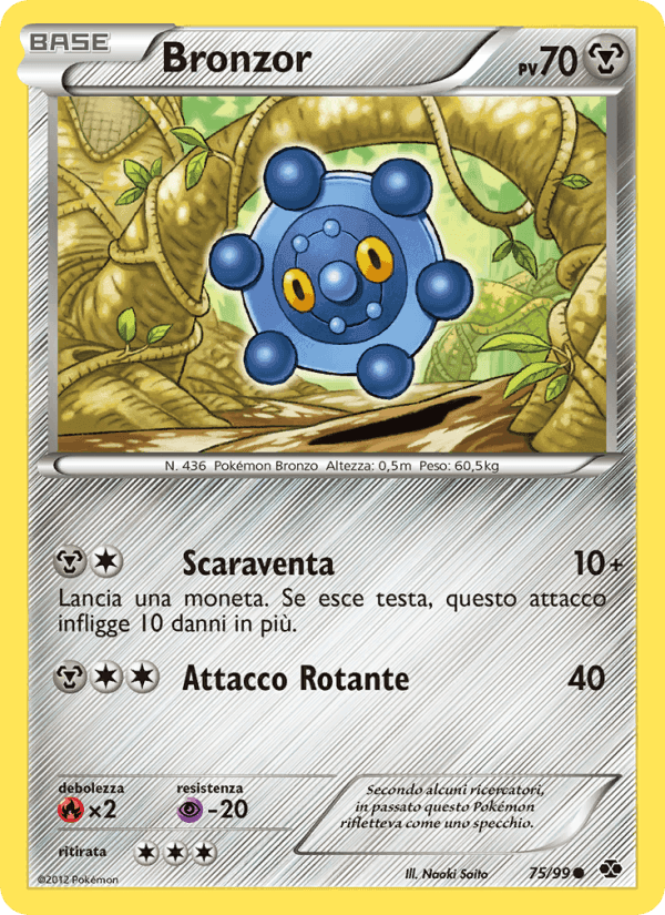 Bronzor, carta 75 di Destini Futuri