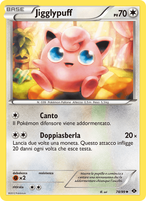 Jigglypuff, carte 78 de Destini Futuri