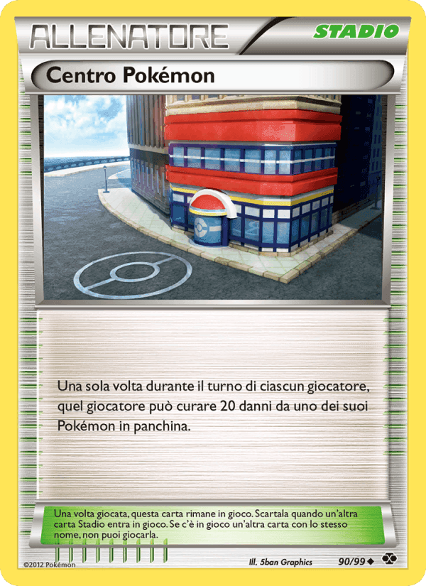 Centro Pokémon, card 90 from Destini Futuri