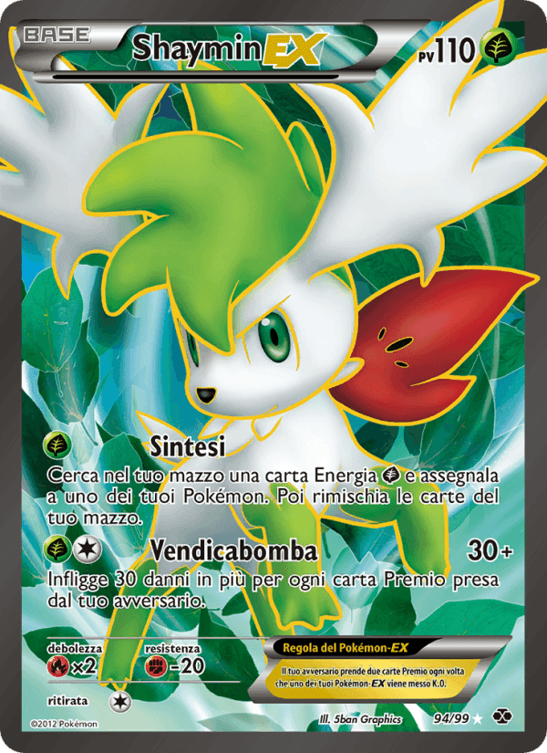 Shaymin-EX, carta 94 de Destini Futuri
