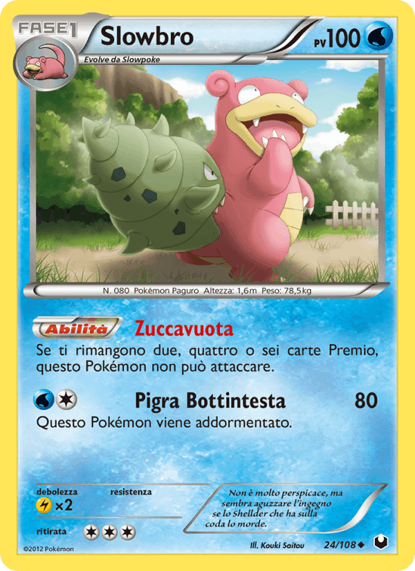 Slowbro, carte 24 de Esploratori delle Tenebre