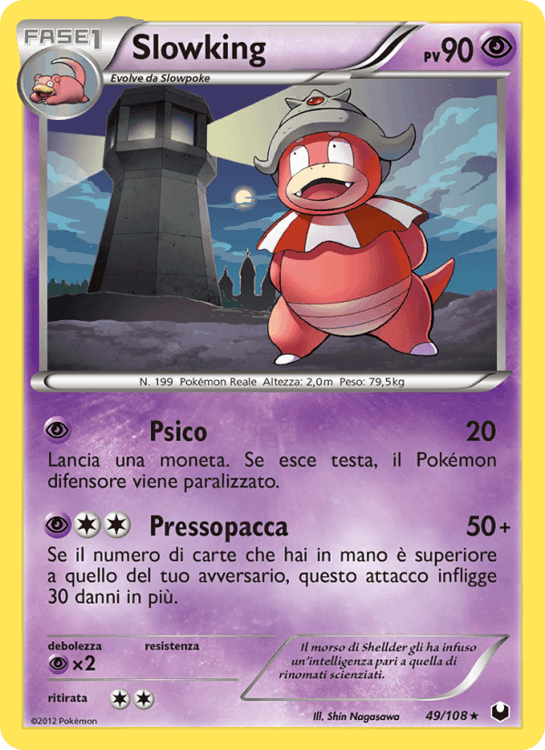 Slowking, carte 49 de Esploratori delle Tenebre