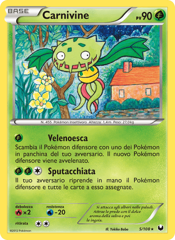 Carnivine, carta 5 di Esploratori delle Tenebre