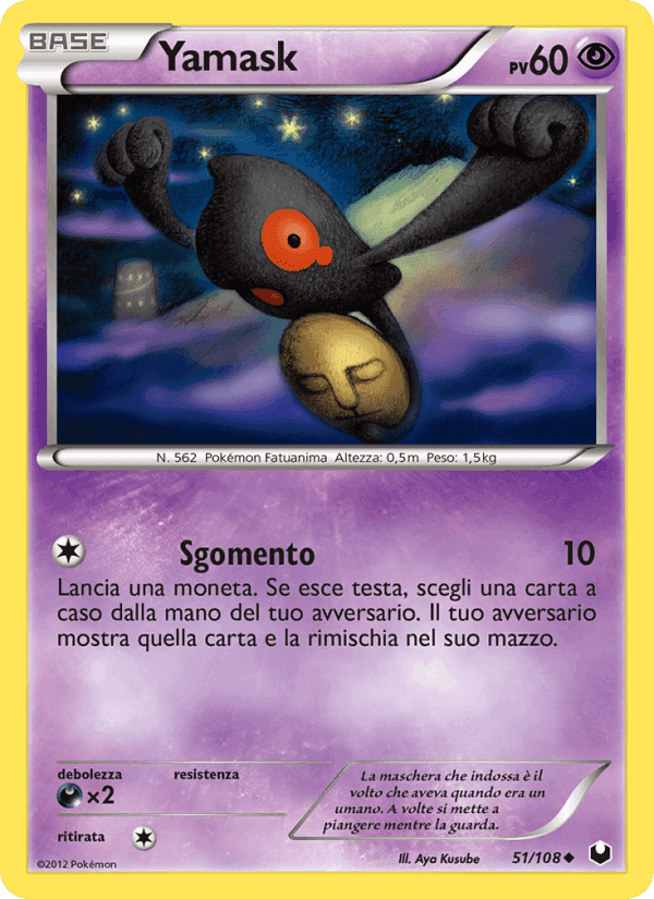 Yamask, carta 51 di Esploratori delle Tenebre