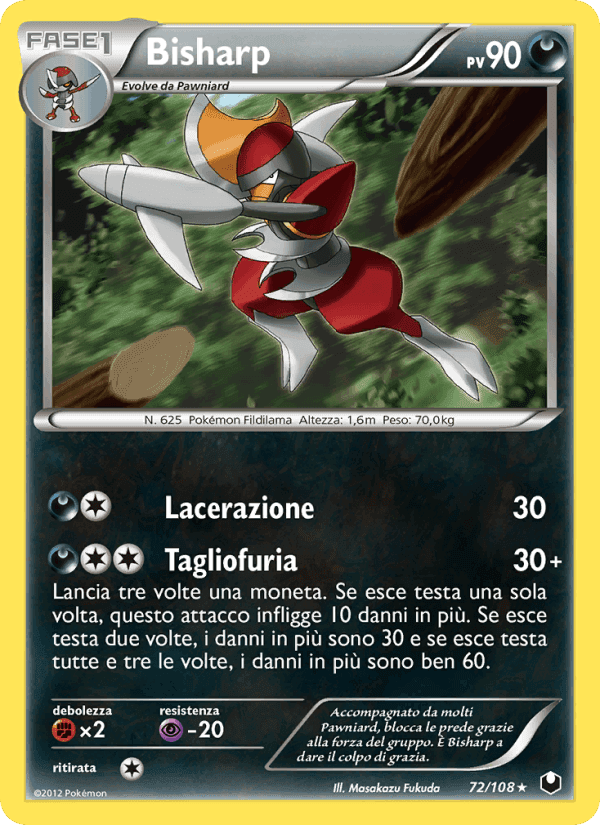 Bisharp, carta 72 di Esploratori delle Tenebre