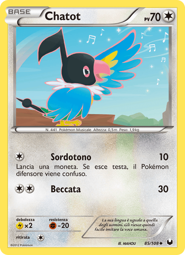 Chatot, carta 85 di Esploratori delle Tenebre
