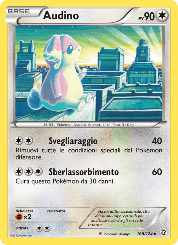 Audino, carta 108 di Stirpe dei Draghi