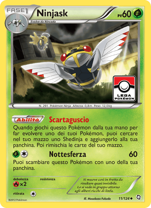 Ninjask, carte 11 de Stirpe dei Draghi