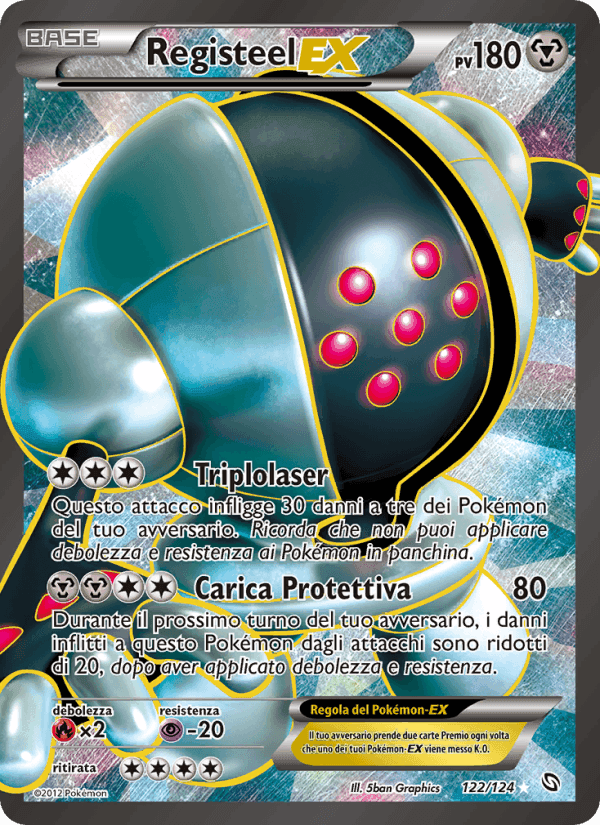 Registeel-EX, carta 122 di Stirpe dei Draghi
