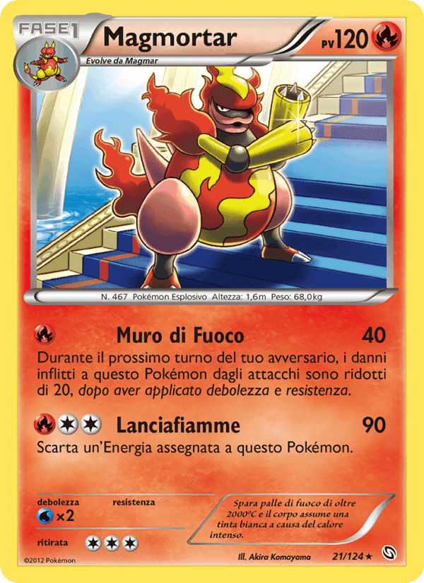 Magmortar, carte 21 de Stirpe dei Draghi
