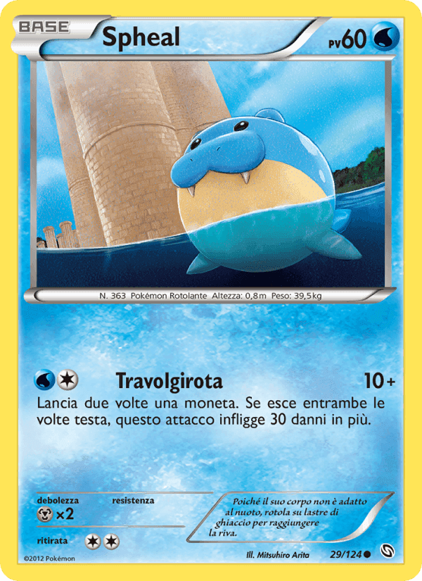 Spheal, carte 29 de Stirpe dei Draghi