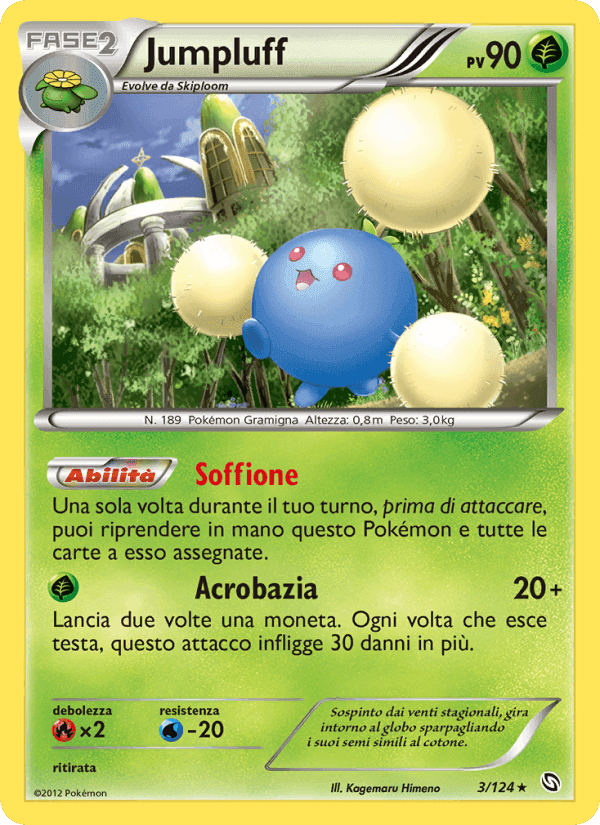 Jumpluff, carte 3 de Stirpe dei Draghi