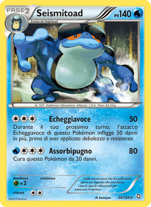 Seismitoad, carta 36 di Stirpe dei Draghi
