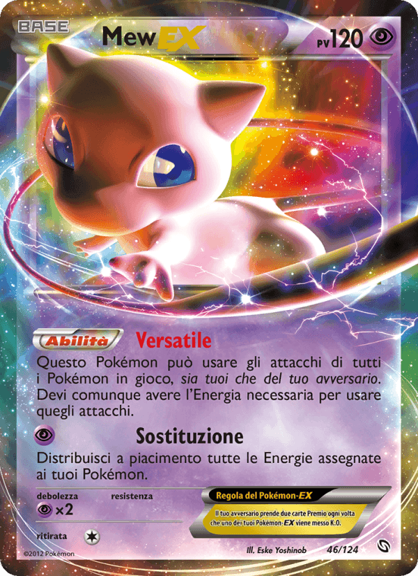 Mew-EX, carta 46 di Stirpe dei Draghi