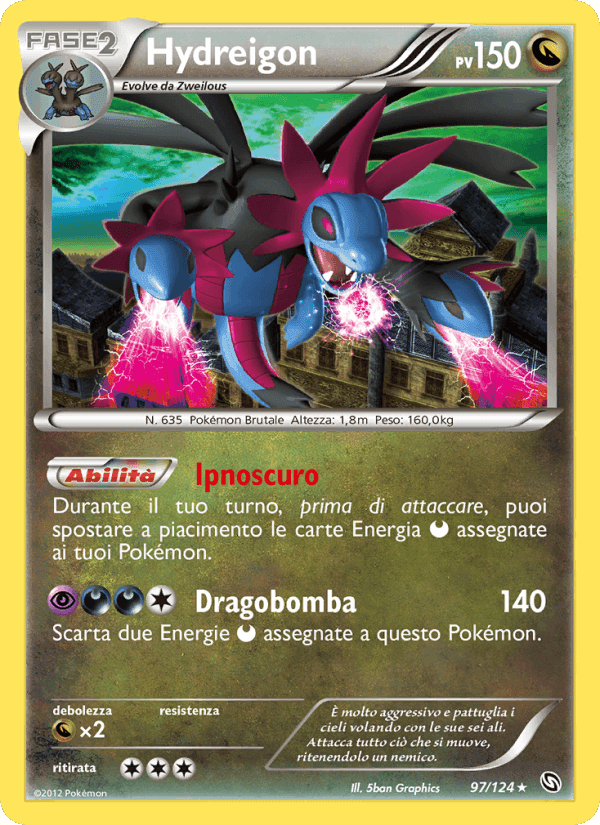 Hydreigon, carta 97 di Stirpe dei Draghi
