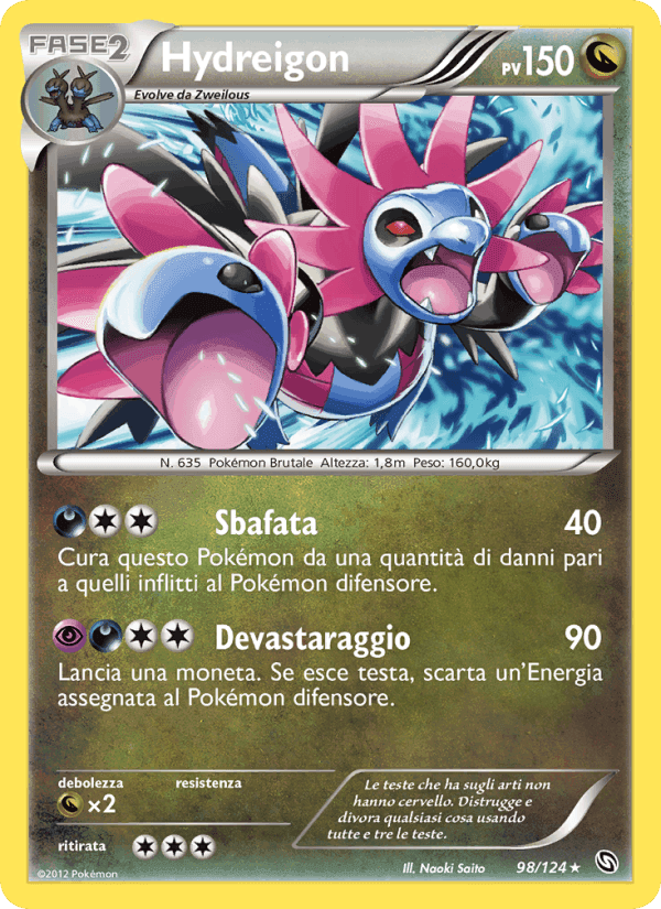 Hydreigon, carta 98 di Stirpe dei Draghi