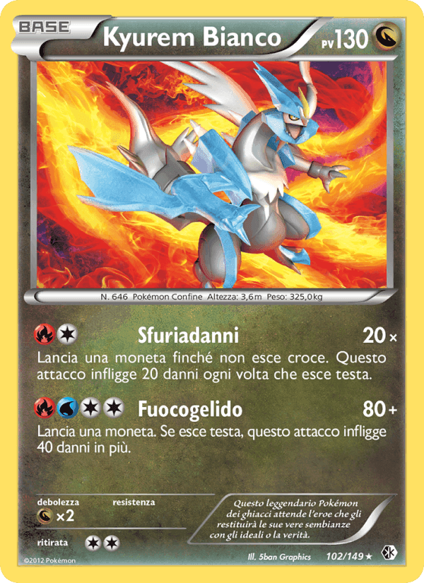 Kyurem Bianco, carta 102 di Confini Varcati