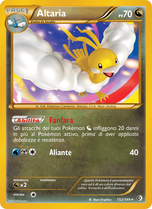 Altaria, card 152 from Confini Varcati