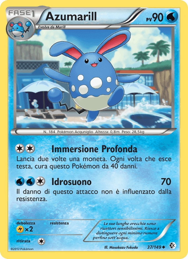 Azumarill, carta 37 di Confini Varcati