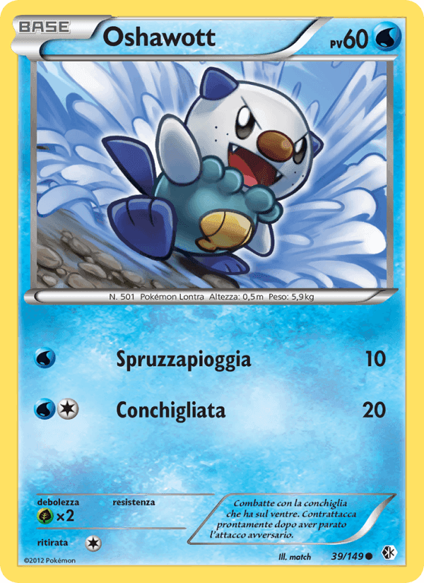 Oshawott, carta 39 di Confini Varcati