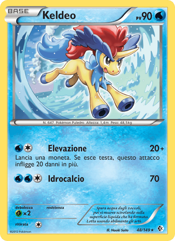 Keldeo, carte 48 de Confini Varcati