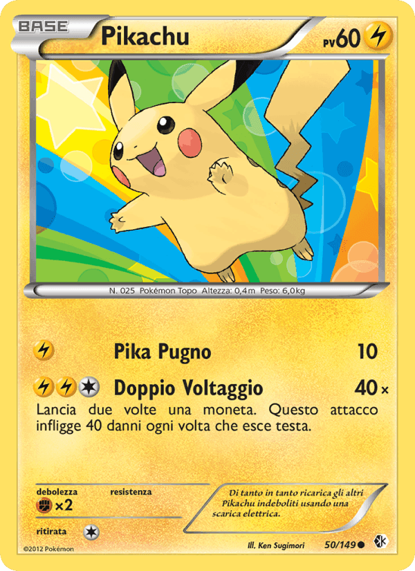 Pikachu, carta 50 di Confini Varcati